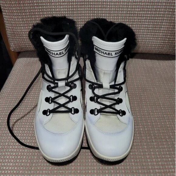 Michael Kors Leather Winter Boots - Picture 2 of 7